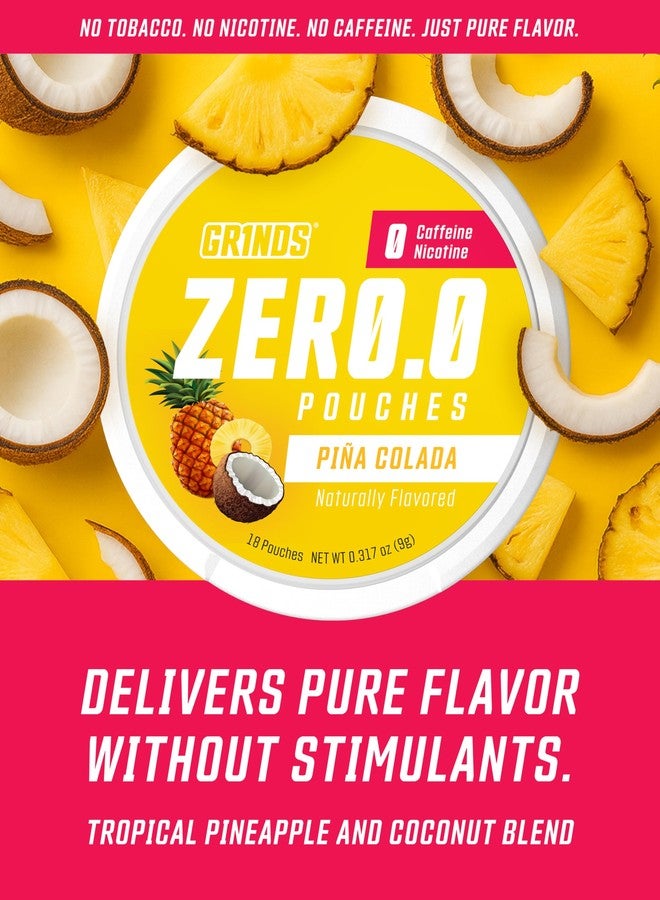 GRINDS Pouches Performance Sampler Pack - Includes Watermelon Energy, Caffeine-Free Piña Colada and Blue Raspberry Nootropic Pouches - Sugar-Free - Zero Calories - Image 5